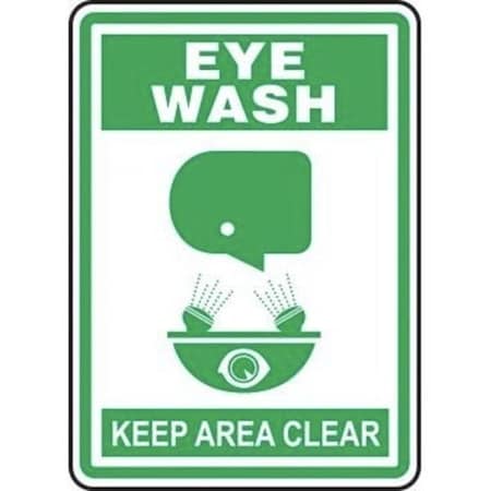 Accuform Safety Sign, FIRST AID KIT, 7 X 10, Aluminum MFSD506VA